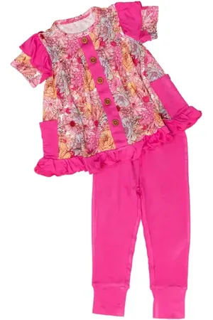 Laree + Co Journee Peplum & Legging Set in at Nordstrom, Size 2T
