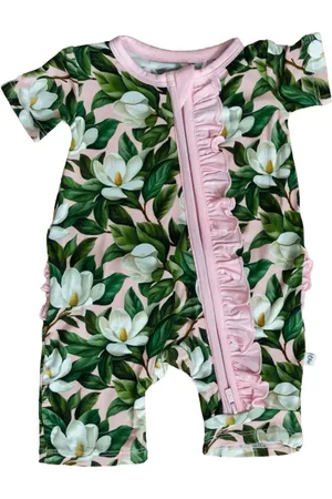 Laree + Co Magnolia Ruffle Convertible Shortie in at Nordstrom, Size 2T