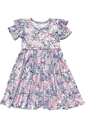 Laree + Co Allie Ruffle Spin Dress in at Nordstrom, Size 7