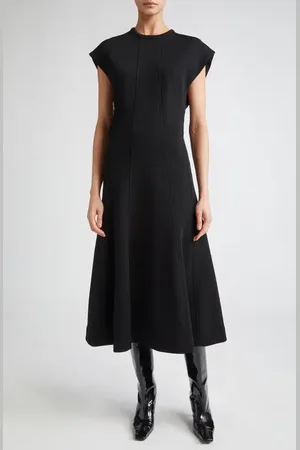 Jil Sander Seamed Midi Dress in at Nordstrom, Size 4 Us