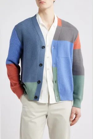 Paul Smith Colorblock Cardigan in at Nordstrom, Size Small