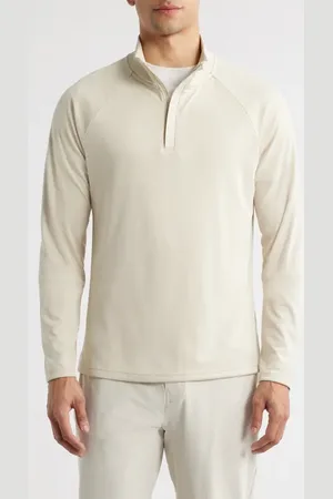 Zella Course Quarter-Zip Pullover in at Nordstrom, Size Large