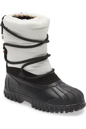 Moncler Chris Faux Fur Lined Waterproof Snow Boot in at Nordstrom, Size 5Us