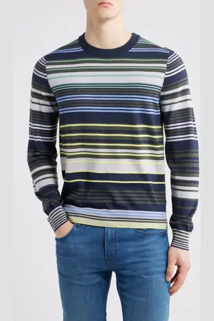 Paul Smith Stripe Merino Wool Sweater in at Nordstrom, Size Small