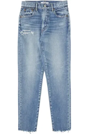 Moussy Hammond Raw Hem Crop Skinny Jeans in at Nordstrom, Size 23