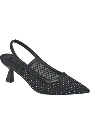 French Connection Elea Mesh And Stone Slingback in at Nordstrom, Size 9