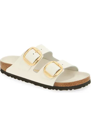 Birkenstock Arizona Hammered Big Buckle Slide Sandal in at Nordstrom, Size 10-10.5Us