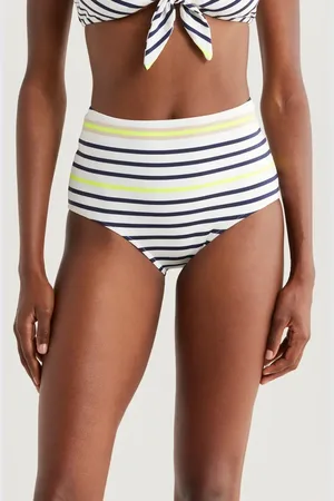 Lemlem Elsi High Waist Bikini Bottoms in at Nordstrom, Size Large