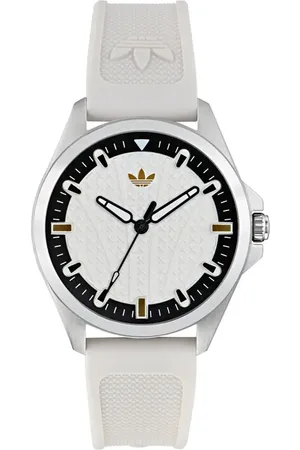 adidas AO Fashion Iconic One Silicone Strap Watch, 40mm at Nordstrom