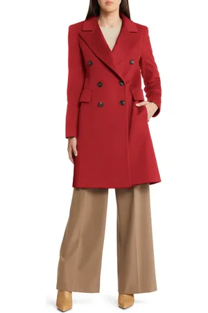 Fleurette Double Breasted Cashmere Coat in at Nordstrom, Size 8