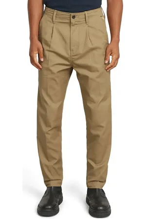 G-Star Pleated Relaxed Tapered Leg Chinos in at Nordstrom, Size 30 X 30