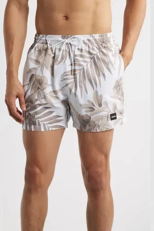 HUGO BOSS Piranha Floral Swim Trunks in at Nordstrom, Size X-Large