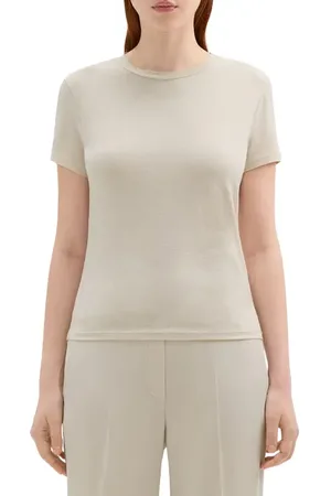 THEORY Tiny Apex Organic Pima Cotton T-Shirt in at Nordstrom, Size Small