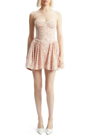 Bardot Estie Floral Embroidery Minidress in at Nordstrom, Size 2