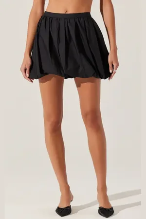 ASTR Libi Bubble Hem Miniskirt in at Nordstrom, Size X-Small