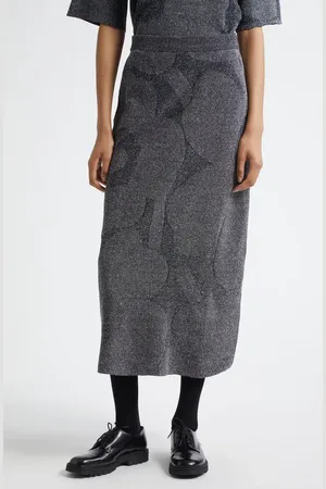 Marimekko Sivellys Unikko Floral Sweater Skirt in at Nordstrom, Size Small
