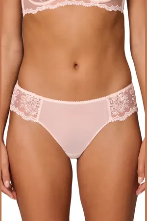 Simone Pérèle Intrigue Floral Embroidered Tanga in at Nordstrom, Size Small