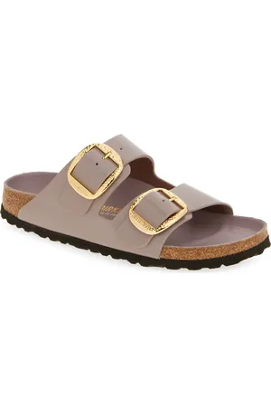 Birkenstock Arizona Hammered Big Buckle Slide Sandal in at Nordstrom, Size 9-9.5Us