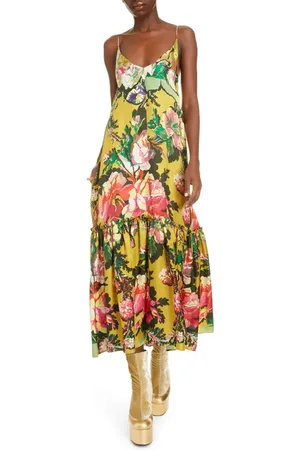 DRIES VAN NOTEN Diba Floral Ruffle Sundress in at Nordstrom, Size 2 Us