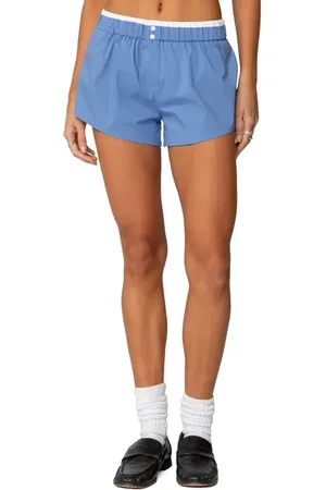 Edikted Danette Boxer Shorts in at Nordstrom, Size X-Small