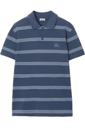 Burberry Striped Cotton Polo Shirt in at Nordstrom, Size Small
