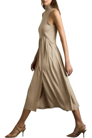 Reiss Blake Turtleneck Sleeveless Dress in at Nordstrom, Size Large