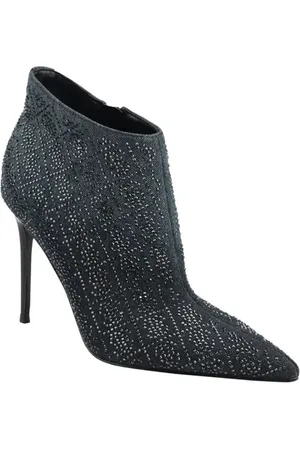 Guess Fazzie Rhinestone Embellished Pointed Toe Stiletto Bootie in at Nordstrom, Size 8.5