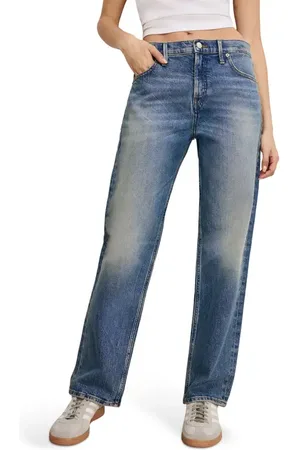 GOOD AMERICAN Good Standard Straight Leg Jeans in at Nordstrom, Size 15