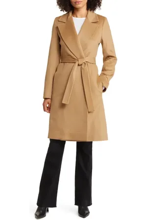 Fleurette Casey Belted Cashmere Wrap Coat in at Nordstrom, Size 2