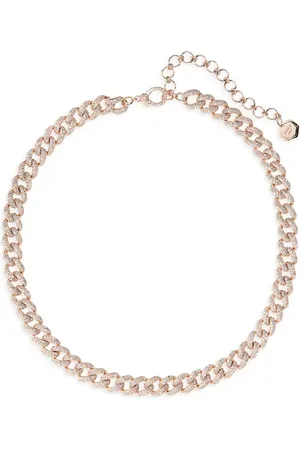 Shay Medium Pav?? Diamond Link Necklace in at Nordstrom