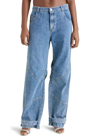 Steve Madden Tre Belted Hem Jeans in at Nordstrom, Size 28