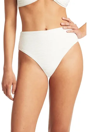 SEA LEVEL Retro High Waist Bikini Bottoms in at Nordstrom, Size 14 Us