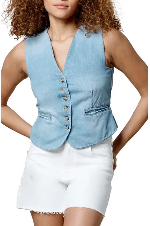 BLANK NYC Denim Vest in at Nordstrom, Size Large