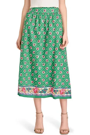 WAYF Josefina Cotton Blend Skirt in at Nordstrom, Size X-Small