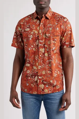 Pendleton Laramie Floral Short Sleeve Snap-Up Western Shirt in at Nordstrom, Size Medium