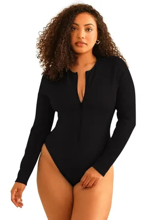 DIPPIN DAISYS Shoal Front Zipper Long Sleeve One Piece in at Nordstrom, Size X-Large