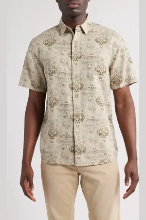 Pendleton Dawson Linen Blend Button-Up Shirt in at Nordstrom, Size Medium