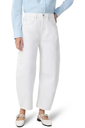 RAG&BONE Charlie High Waist Barrel Leg Ankle Jeans in at Nordstrom, Size 25