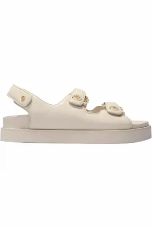 Maje Flat leather sandals in at Nordstrom, Size 40