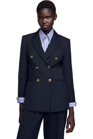 Sandro Double-breasted suit jacket in at Nordstrom, Size 34 Eu