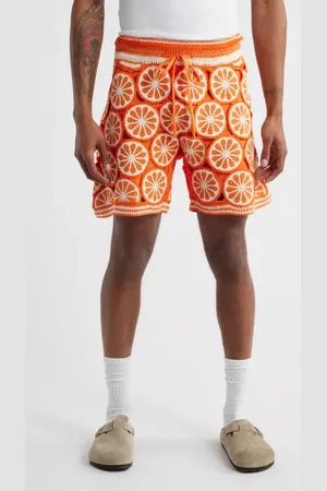 MAVRANS Orange Organic Cotton Shorts in at Nordstrom, Size X-Large