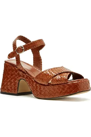 La Canadienne Pico Ankle Strap Platform Sandal in at Nordstrom, Size 5.5