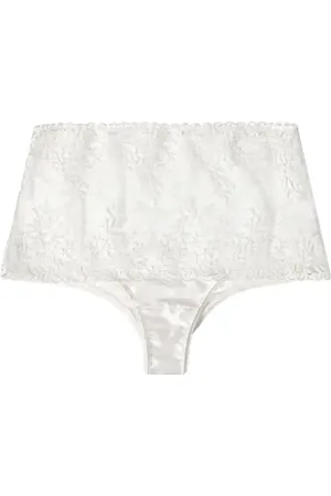 Huit Amoureuse High Waist Embroidered Lace Briefs in at Nordstrom, Size X-Large
