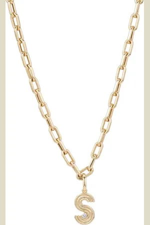 Adina Reyter Initial Diamond Pendant Necklace in at Nordstrom, Size 16