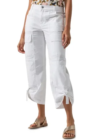 Sanctuary Cali Straight Leg Crop Cargo Pants in at Nordstrom, Size 26
