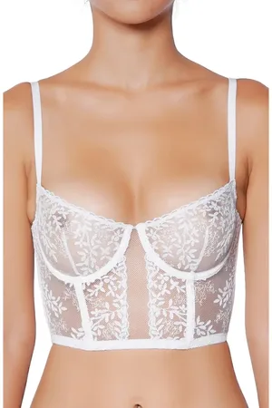 Huit Amoureuse Embroidered Underwire Bustier in at Nordstrom, Size 32E