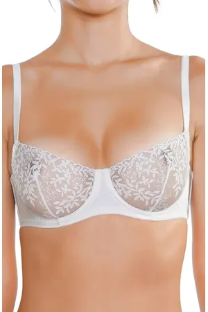 Huit Amoureuse Embroidered Lace Underwire Bra in at Nordstrom, Size 30B