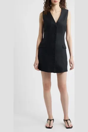 FAITHFULL THE BRAND Eloise Linen Minidress in at Nordstrom, Size X-Large