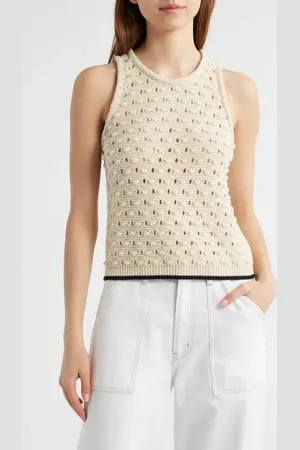 Frame The Bauble Open Knit Cotton Sweater in at Nordstrom, Size X-Small