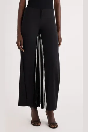 Courrèges Infinity Pleats Jersey Pants in at Nordstrom, Size 6 Us